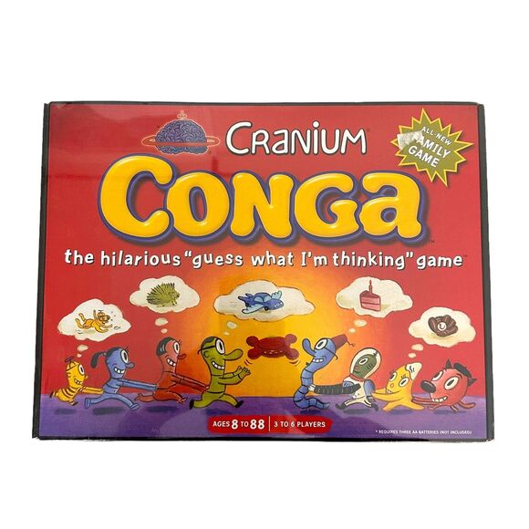 Cranium Conga Game New and Factory Sealed 2003 The Hilarious Guess What Im - Picture 8 of 9